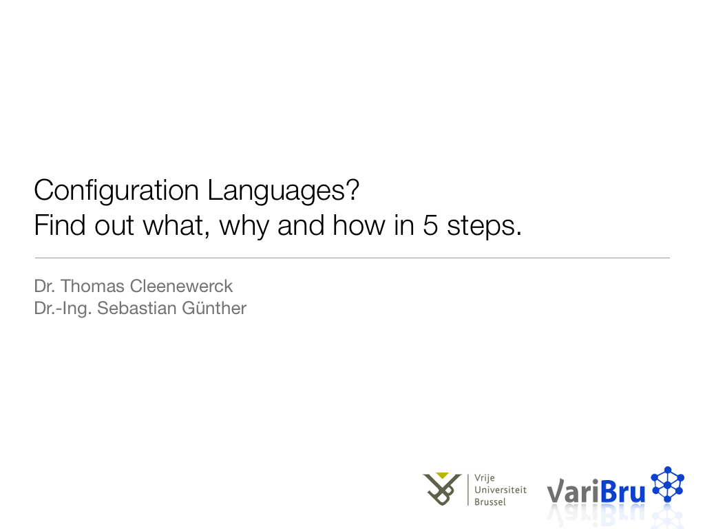 Configuration Languages? Find out what, why and how in 5 steps