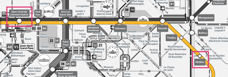 Metro directions