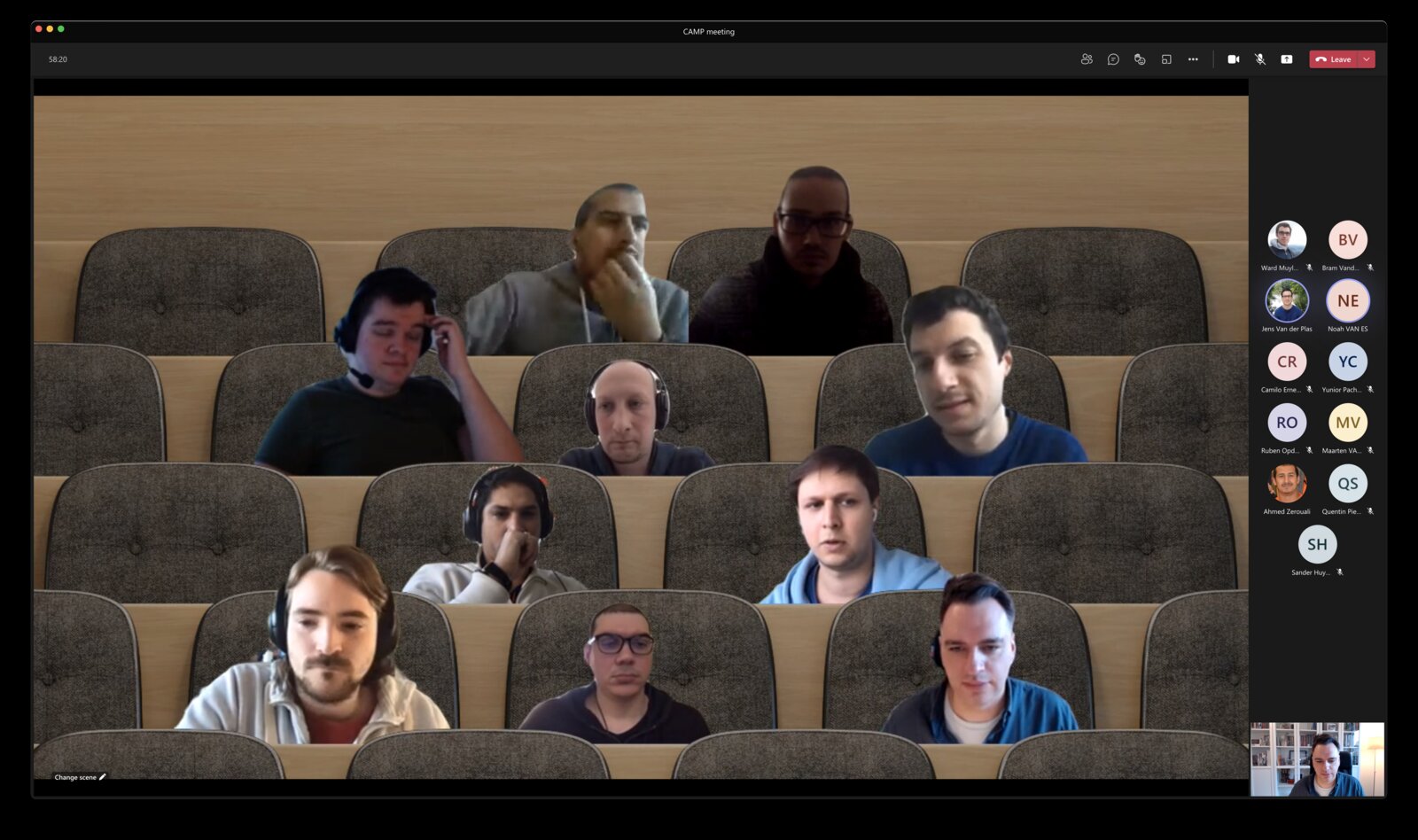 Photo of group members